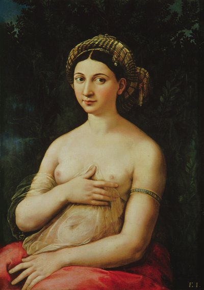 La Fornarina, c.1516 da Raffaello Sanzio Raphael